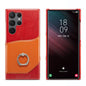Pour Samsung Galaxy S24 Ultra 5G Étui de téléphone arrière en cuir véritable Fierre Shann avec texture de cire à l'huile (rouge)