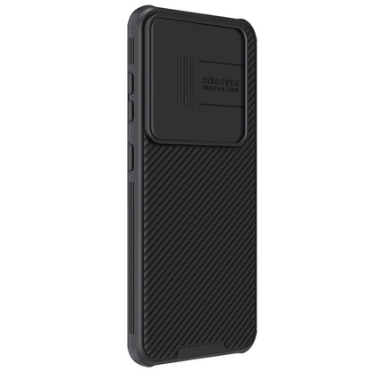 For Samsung Galaxy S24 5G NILLKIN Black Mirror Pro Series Camshield PC Phone Case(Black)