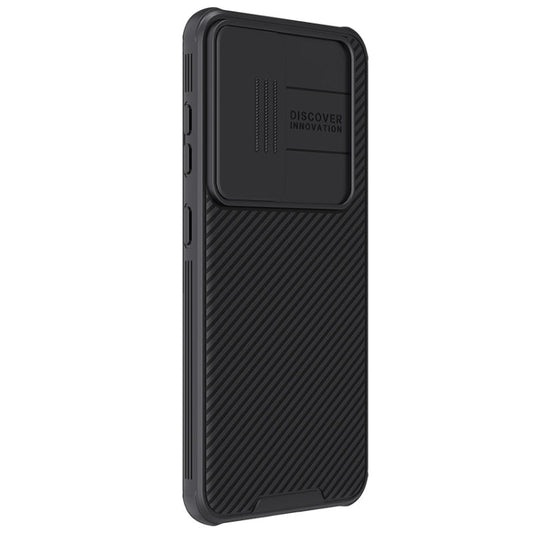 For Samsung Galaxy S24 5G NILLKIN Black Mirror Pro Series Camshield PC Phone Case(Black)