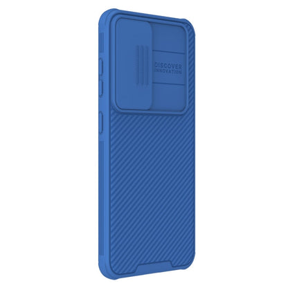 For Samsung Galaxy S24 5G NILLKIN Black Mirror Pro Series Camshield PC Phone Case(Blue)