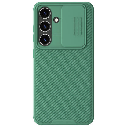 For Samsung Galaxy S24 5G NILLKIN Black Mirror Pro Series Camshield PC Phone Case(Green)