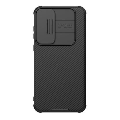 Pour la coque de téléphone Samsung Galaxy A55 NILLKIN Black Mirror Pro Series Camshield PC (noir)