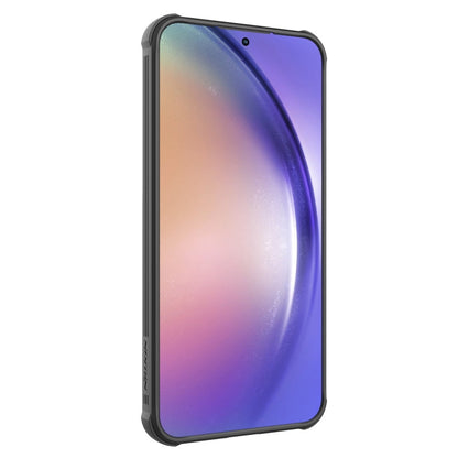 Pour la coque de téléphone Samsung Galaxy A55 NILLKIN Black Mirror Pro Series Camshield PC (noir)