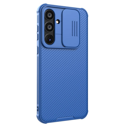 Pour Samsung Galaxy A55 NILLKIN Black Mirror Pro Series Camshield Coque de téléphone en PC (Bleu)