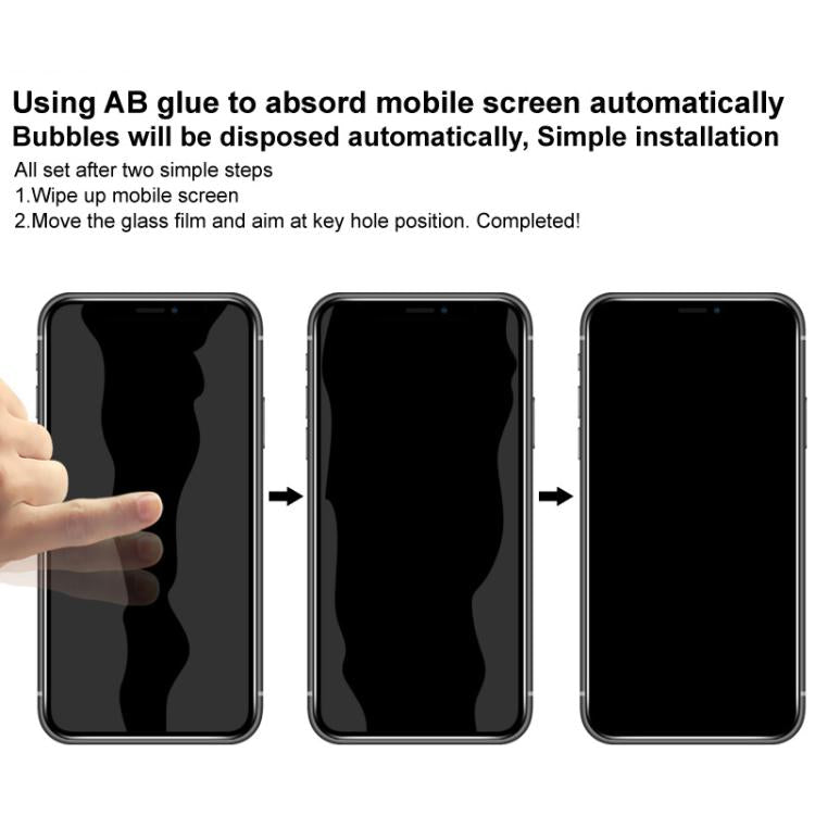 For iPhone 16e / 17e imak HD Full Screen Anti-spy Tempered Glass Protective Film