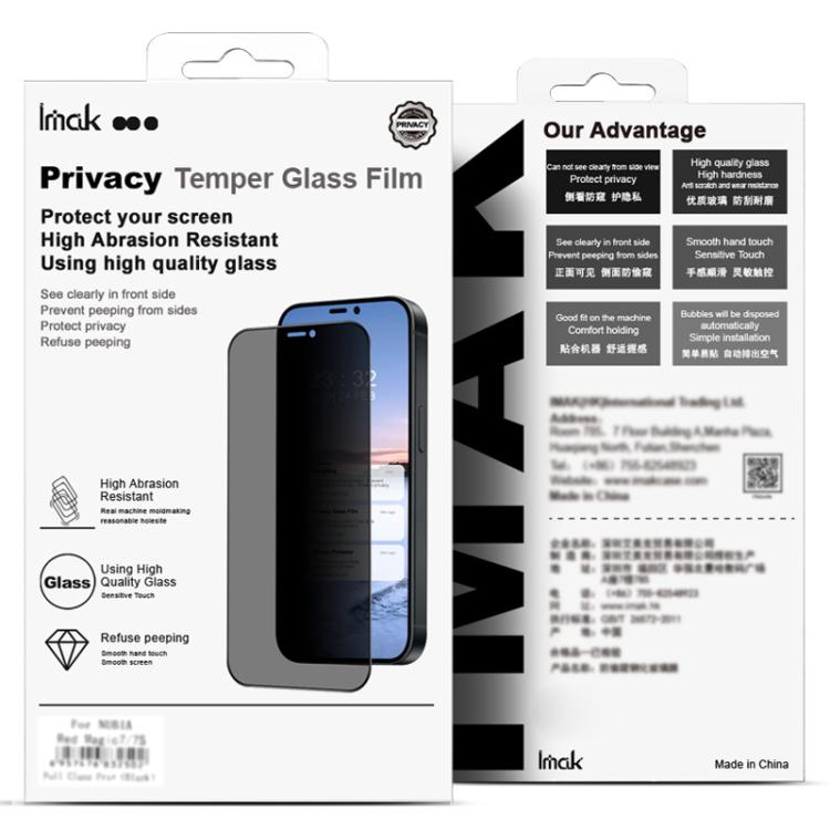 For iPhone 16e / 17e imak HD Full Screen Anti-spy Tempered Glass Protective Film