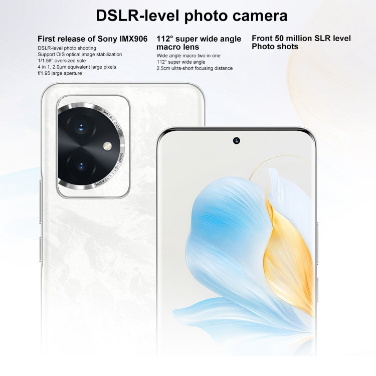 Honor 100, 16 Go+256 Go, identification par empreinte digitale sous l'écran, écran de 6,7 pouces, MagicOS 7.2 Snapdragon 7 Gen 3 Octa Core jusqu'à 2,63 GHz, réseau : 5G, NFC, OTG, compatible Google Play (Bleu)