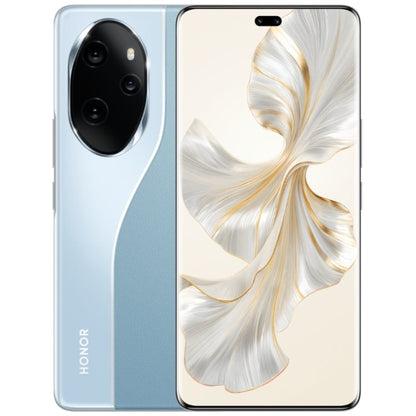 Honor 100 Pro, 12 Go+256 Go, Identification d'empreintes digitales sur écran, 6,78 pouces MagicOS 7.2 Snapdragon 8 Gen 2 Octa Core jusqu'à 3,19 GHz, Réseau : 5G, NFC, OTG, Supporte Google Play (Bleu)