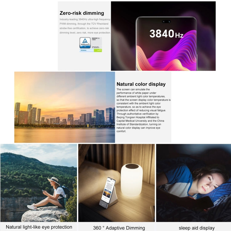 Honor 100 Pro, 16 Go+1 To, identification par empreinte digitale sous l'écran, MagicOS 7.2 de 6,78 pouces Snapdragon 8 Gen 2 Octa Core jusqu'à 3,19 GHz, Réseau : 5G, NFC, OTG, compatible Google Play (Violet)
