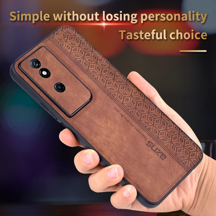 For Honor Play 50 Plus AZNS 3D Embossed Skin Feel Phone Case(Black)