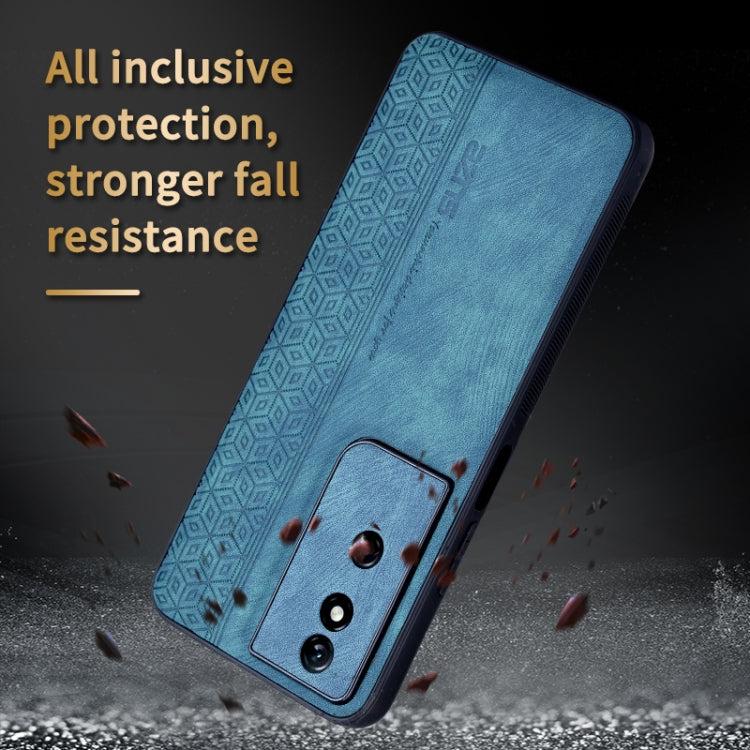 For Honor Play 50 Plus AZNS 3D Embossed Skin Feel Phone Case(Sapphire Blue)