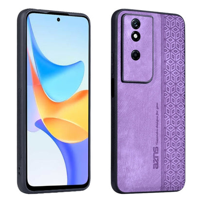 For Honor Play 50 Plus AZNS 3D Embossed Skin Feel Phone Case(Purple)