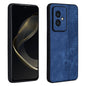For Honor 100 AZNS 3D Embossed Skin Feel Phone Case(Sapphire Blue)