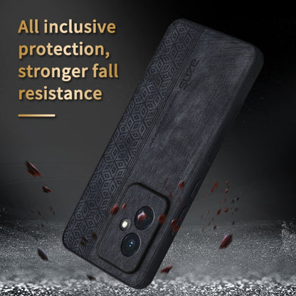 For Honor 100 AZNS 3D Embossed Skin Feel Phone Case(Sapphire Blue)