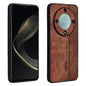 Pour For Honor X9a AZNS Coque de téléphone effet cuir gaufré 3D (Marron)