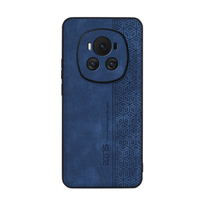 For Honor Magic6 AZNS 3D Embossed Skin Feel Phone Case(Sapphire Blue)