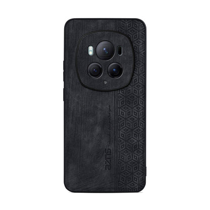 For Honor Magic6 Pro AZNS 3D Embossed Skin Feel Phone Case(Black)