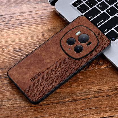 Pour Honor Magic6 Pro AZNS Coque de téléphone en relief 3D (marron)
