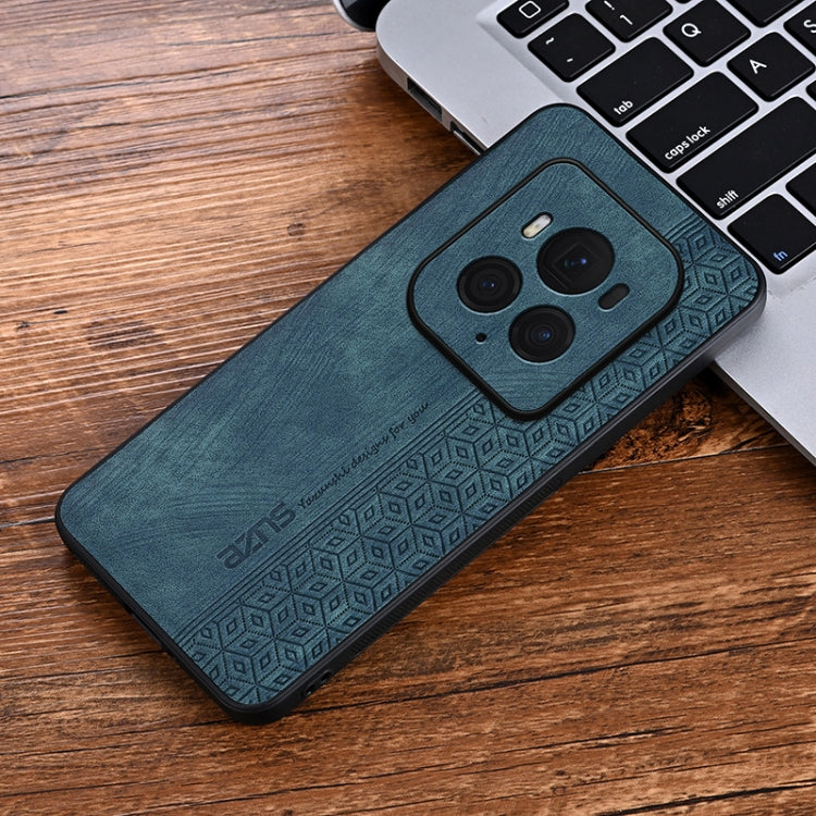 For Honor Magic6 Ultimate AZNS 3D Embossed Skin Feel Phone Case(Dark Green)