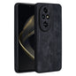 For Honor 200 Pro AZNS 3D Embossed Skin Feel Phone Case(Black)