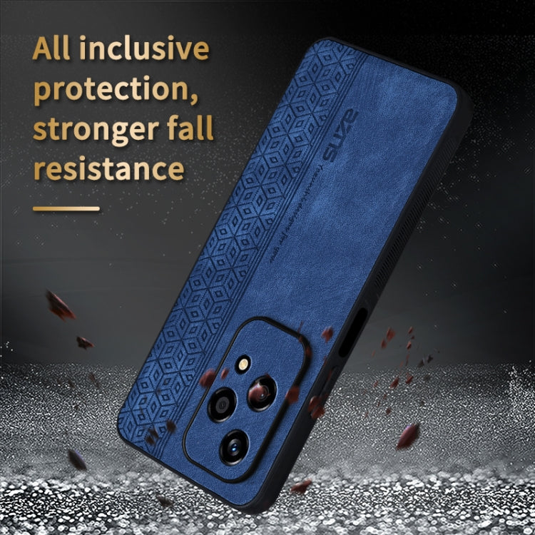 For Honor 200 Lite Global AZNS 3D Embossed Skin Feel Phone Case(Dark Green)