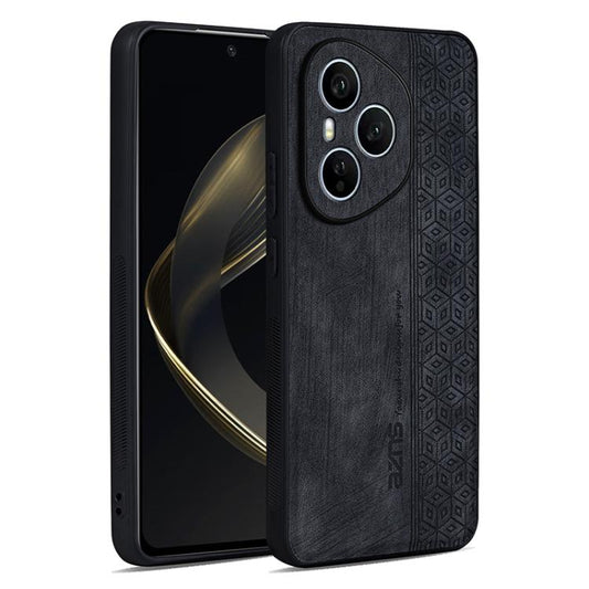 For Honor 400 Pro Global 160.8mm AZNS 3D Embossed Skin Feel Phone Case(Black)