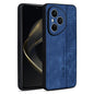 Pour Honor 400 Pro Global 160.8mm AZNS Coque de Téléphone Effet Cuir 3D Gaufré (Bleu Saphir)