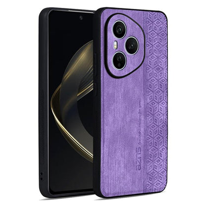 For Honor 400 Pro Global 160.8mm AZNS 3D Embossed Skin Feel Phone Case(Purple)