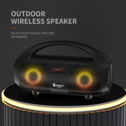 NewRixing NR2055 Wireless Portable TWS Bluetooth Speaker with Microphone(Red)