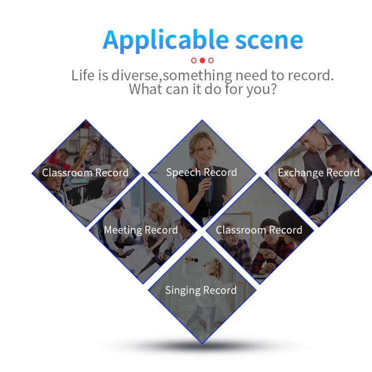 JNN C5 HD Noise Reduction Smart Recording Electronic Bracelet, Capacity:16GB