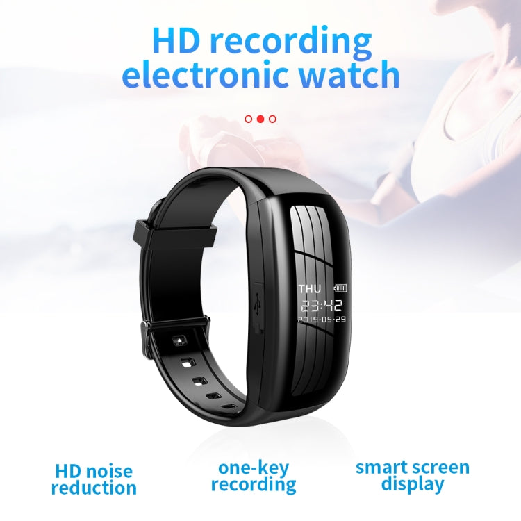 JNN C5 HD Noise Reduction Smart Recording Electronic Bracelet, Capacity:256GB