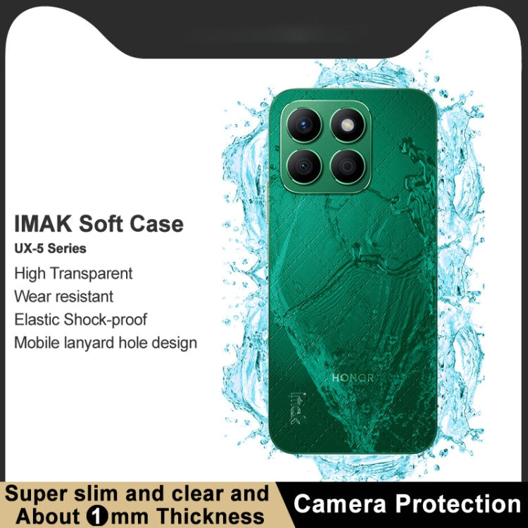 For Honor X8b 4G IMAK UX-5 Series Transparent TPU Phone Case(Transparent)