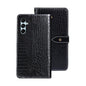 For Samsung Galaxy A05s 4G idewei Crocodile Texture Leather Phone Case(Black)