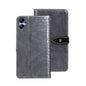 For Samsung Galaxy A05 4G idewei Crocodile Texture Leather Phone Case(Grey)