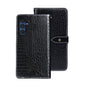 For Samsung Galaxy A15 5G idewei Crocodile Texture Leather Phone Case(Black)