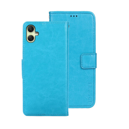 For Samsung Galaxy A05 4G idewei Crazy Horse Texture Leather Phone Case(Sky Blue)