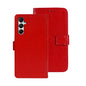 Pour Samsung Galaxy A05s 4G idewei Crazy Horse Texture Étui de Téléphone en Cuir (Rouge)