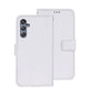For Samsung Galaxy M34 5G / F34 5G idewei Crazy Horse Texture Leather Phone Case(White)