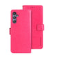 For Samsung Galaxy M34 5G / F34 5G idewei Crazy Horse Texture Leather Phone Case(Rose Red)