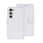 Pour Samsung Galaxy S24 5G idewei Crazy Horse Texture Housse de téléphone en cuir (blanc)