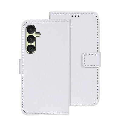 For Samsung Galaxy A35 5G idewei Crazy Horse Texture Leather Phone Case(White)