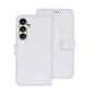 For Samsung Galaxy A35 5G idewei Crazy Horse Texture Leather Phone Case(White)