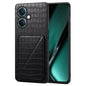 For OPPO K11 / OnePlus Nord CE3 5G Denior Imitation Crocodile Leather Back Phone Case with Holder(Black)