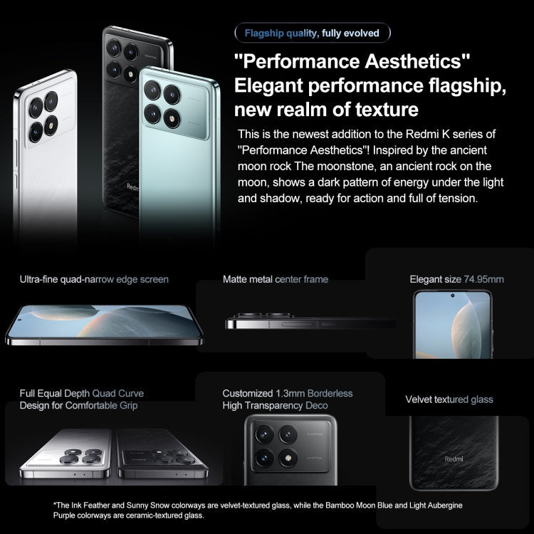 Xiaomi Redmi K70 Pro, 12GB+256GB,  6.67 inch HyperOS Qualcomm Snapdragon 8 Gen 3 Octa Core 4nm up to 3.3GHz, NFC, Network: 5G(Silver)