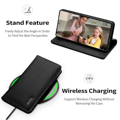 Pour Samsung Galaxy S25 Ultra 5G DUX DUCIS Hivo Series en cuir de vachette + PU + TPU étui de téléphone à rabat (noir)