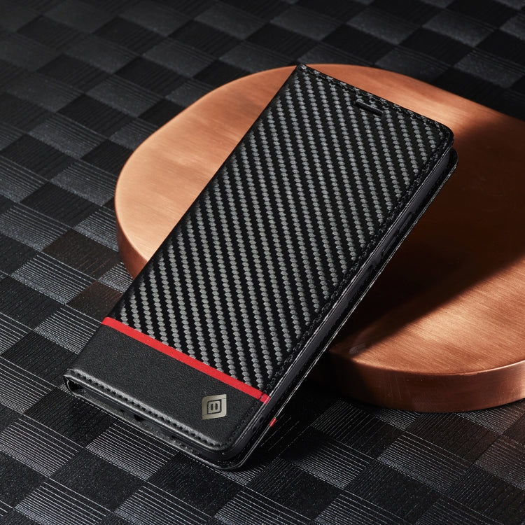 For Xiaomi Redmi Note 13 Pro 5G LC.IMEEKE Carbon Fiber Texture Flip Leather Phone Case(Horizontal Black)