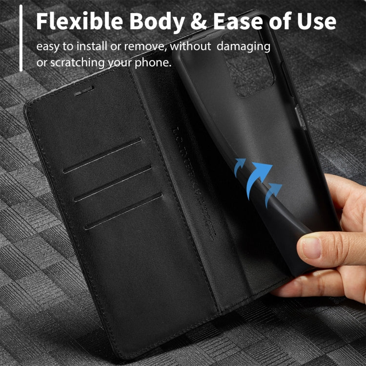 For Xiaomi Redmi Note 13 Pro 5G LC.IMEEKE Carbon Fiber Texture Flip Leather Phone Case(Horizontal Black)