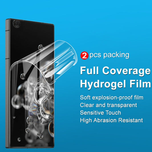 Pour ZTE nubia Z60 Ultra 5G/Red Magic 9 Pro 5G 2 films protecteurs d'écran incurvés en hydrogel imak