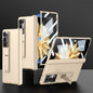 Pour coque de téléphone tout compris à charnière pliante magnétique intégrée For Honor Magic V2 GKK (Or)