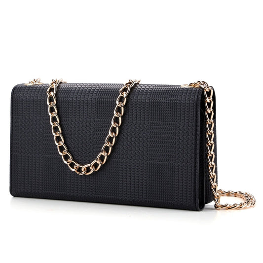Sac à bandoulière en cuir pour téléphone ViLi GHC Series RFID, 20 x 10 x 3,5 cm (Noir)